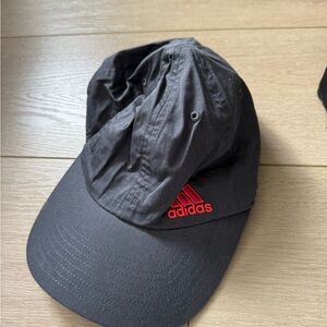 Adidas Charcoal Cap with Vibrant Logo
